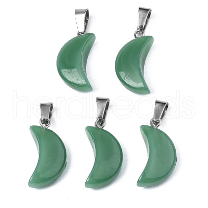 Spray Painted Glass Pendants GLAA-N035-021-A01-1