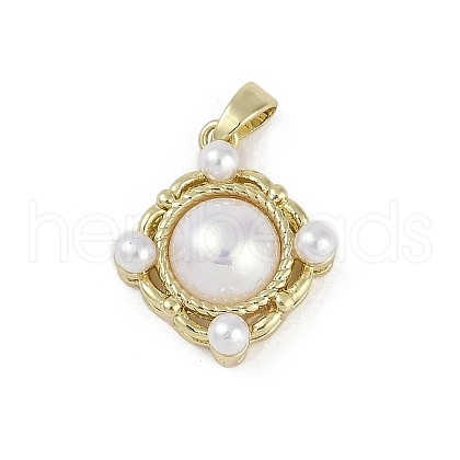 Brass Pendants KK-Z078-31G-1