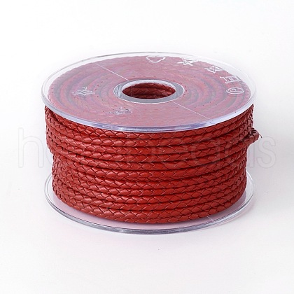 Braided Cowhide Cord WL-I003-3mm-D-04-1