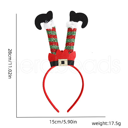 Christmas Plastic Hair Bands PW-WGEA057-05-1