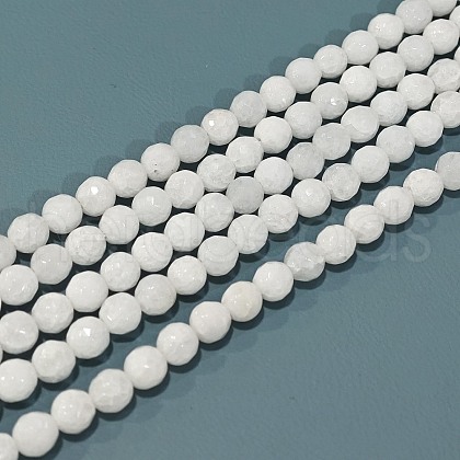 Natural White Jade Beads Strands G-K288-6mm-20-1