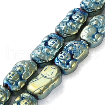 Electroplated Synthetic Non-magnetic Hematite Beads Strands G-F767-03C-1