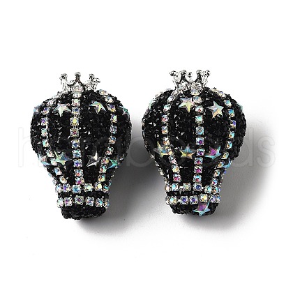 Opaque Acrylic Rhinestone Beads OACR-S048-03A-1