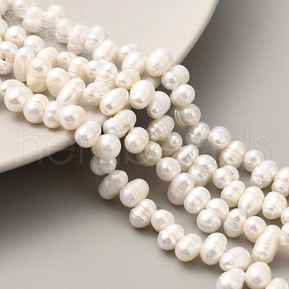 Natural Cultured Freshwater Pearl Beads Strands PEAR-A006-23A-1