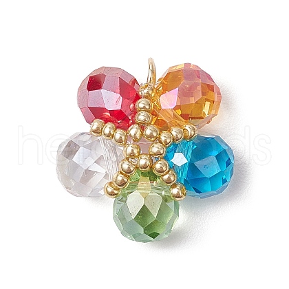 Transparent Glass Pendants PALLOY-MZ00645-03-1
