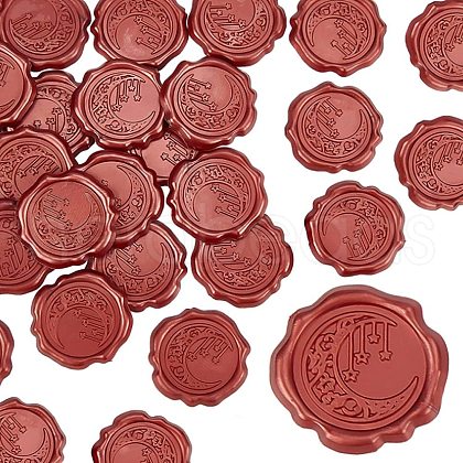 Adhesive Wax Seal Stickers DIY-WH0201-05A-1
