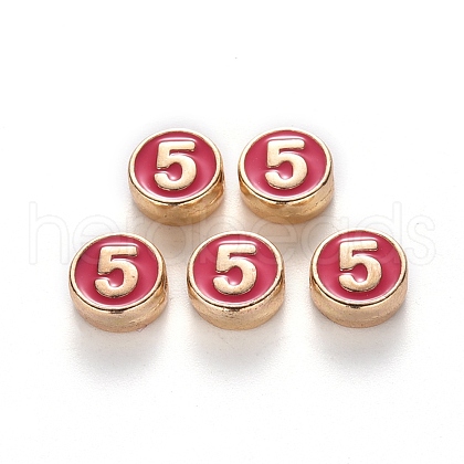 Alloy Enamel Beads ENAM-R055-04-05-RS-1