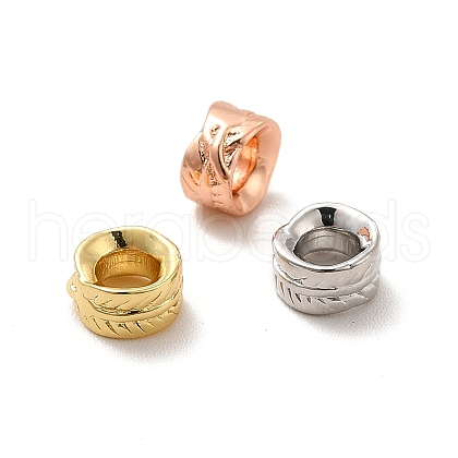 Rack Plating Brass Beads KK-C010-16B-1
