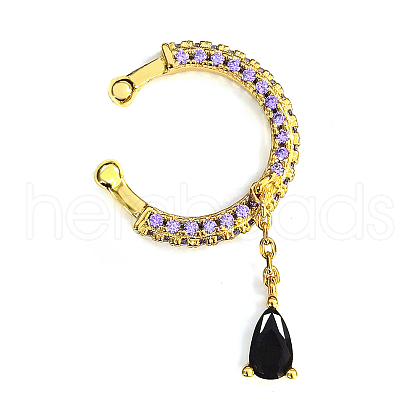 S925 Silver Water Drop Ear Clip Exquisite Sweet Cool Fashion Earrings PP4486-1-1