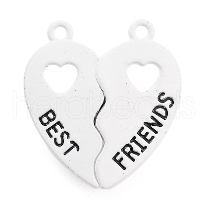 Alloy Enamel Split Pendants ENAM-P255-01A-1