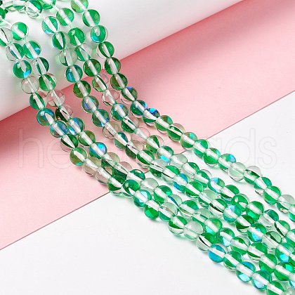 Synthetic Moonstone Beads Strands G-E573-02A-23-1