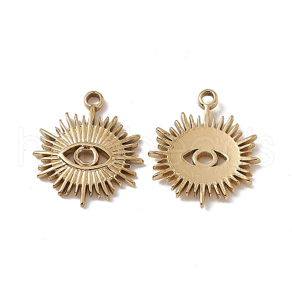 PVD Vacuum Plating 201 Stainless Steel Charms STAS-J401-VC550-1