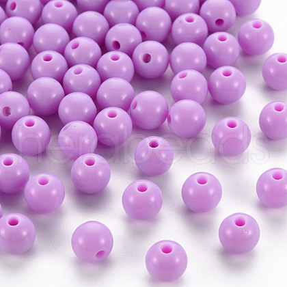 Opaque Acrylic Beads MACR-S370-C8mm-A03-1