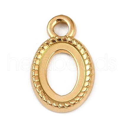 304 Stainless Steel Pendant Cabochon Settings STAS-B092-01G-1