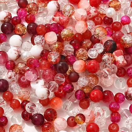 Mixed Style Glass Beads GLAA-XCP0012-02L-1