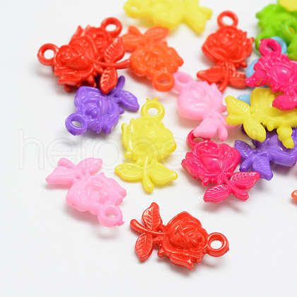 Opaque Acrylic Pendants SACR-T021-M-1