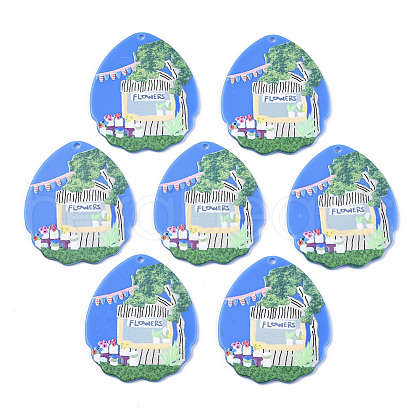 Cellulose Acetate(Resin) Pendants KY-S163-045-1