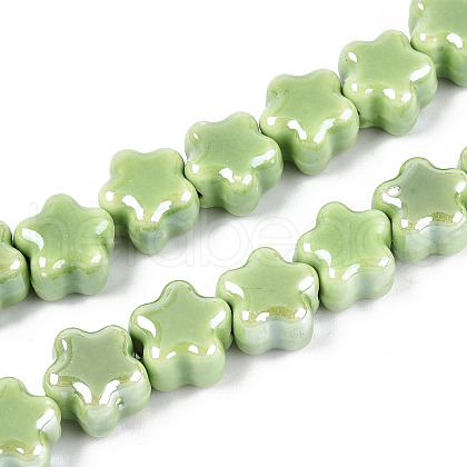 Handmade Porcelain Bead Strands PORC-N011-04I-1