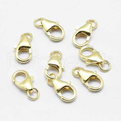 925 Sterling Silver Lobster Claw Clasps STER-G019-07-8mm-1