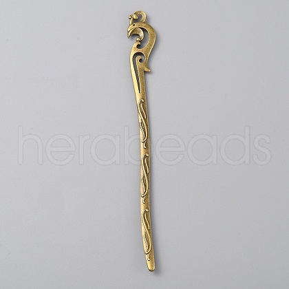 Alloy Phoenix Hair Sticks MRMJ-WH0077-100L-AB-1