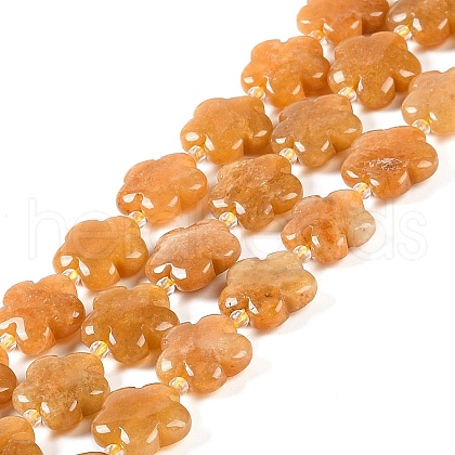 Natural Topaz Jade Beads Strands G-NH0028-01A-1
