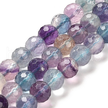 Natural Fluorite Beads Strands G-K345-A02-02A-1
