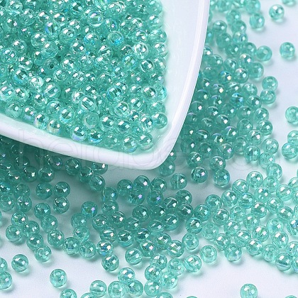 Eco-Friendly Transparent Acrylic Beads PL731-9-1