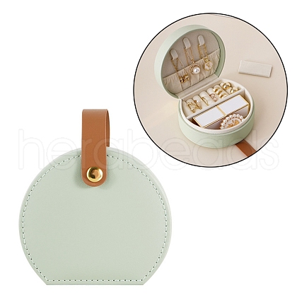 PU Leather Mini Jewelry Storage Box AJEW-Z011-01A-1