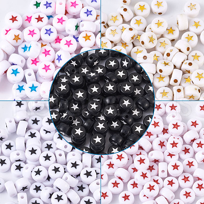 Opaque Acrylic Beads ACRC-TA0001-01-1