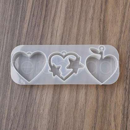 Heart DIY Silicone Keychain Accessory Molds SIMO-R010-01C-1