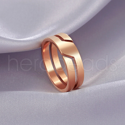 304 Stainless Steel Finger Rings FS-WGF5903-12-1