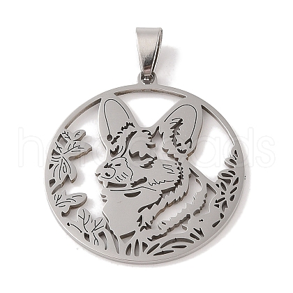 Non-Tarnish 201 Stainless Steel Pendants STAS-A094-04A-P-1