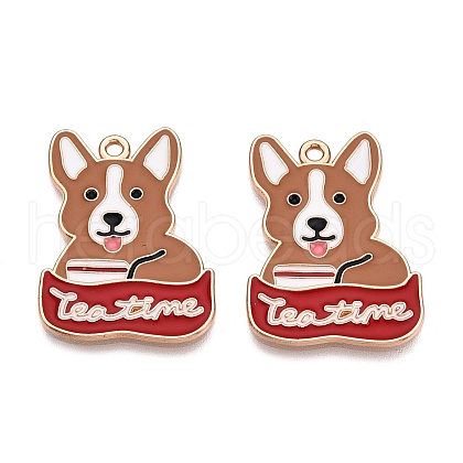 Alloy Enamel Pendants ENAM-T020-89-1