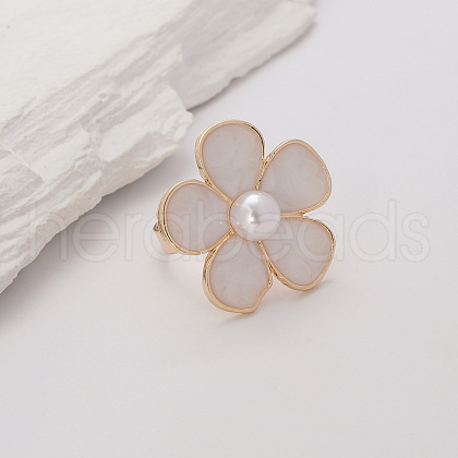 Elegant Zinc Alloy Geometric Adjustable Adjustable Rings Women's Party Accessory FW3774-1-1