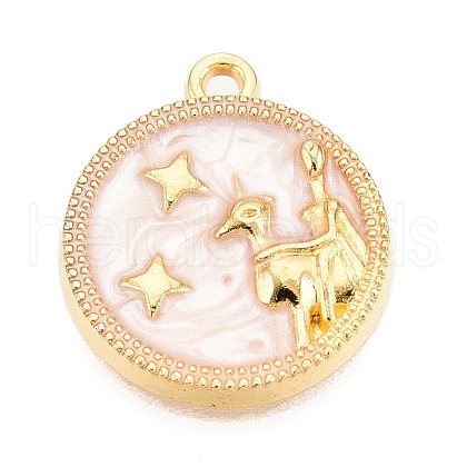 Alloy Enamel Pendants X1-ENAM-T021-03K-1