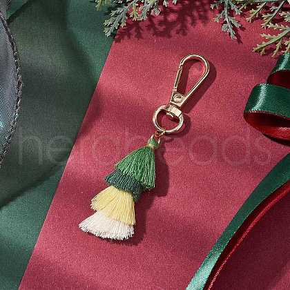 Tassel Pendant Decoration HJEW-JM02168-S-1
