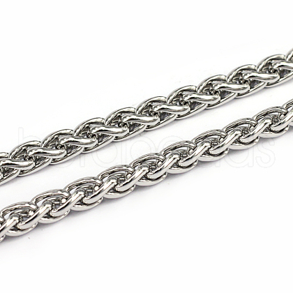 304 Stainless Steel Wheat Chains CHS-L001-30-6mm-1