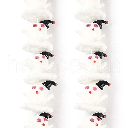 Handmade Lampwork Beads Strands LAMP-P066-05-1