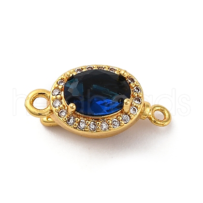 Brass Micro Pave Cubic Zirconia Box Clasps KK-P291-31G-1