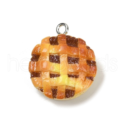 Opaque Resin Pendants RESI-Q020-05H-1