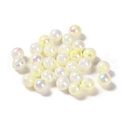 Opaque Acrylic Beads OACR-Z016-01B-13-1