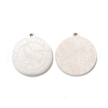 Non-Tarnish 304 Stainless Steel Pendants STAS-A074-03F-P-1