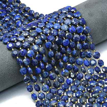 Natural Lapis Lazuli Beads Strands G-C116-A77-02-1