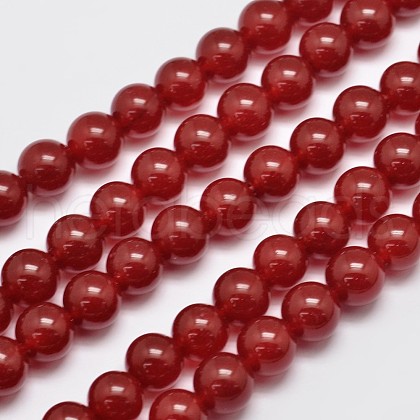 Natural & Dyed Malaysia Jade Bead Strands X-G-A146-10mm-A02-1
