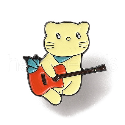 Cat Shape Enamel Pins JEWB-P039-01EB-01-1