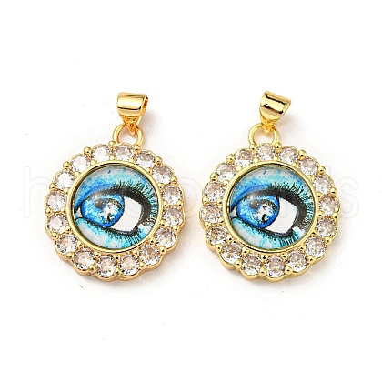 Real 18K Gold Plated Brass Pendants KK-L209-008G-03-1