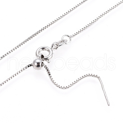 Adjustable Brass Venetian Chain Necklace Making X-MAK-L028-01P-1