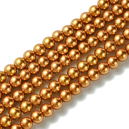 Grade A Glass Pearl Beads HY-J001-4mm-HX036-1
