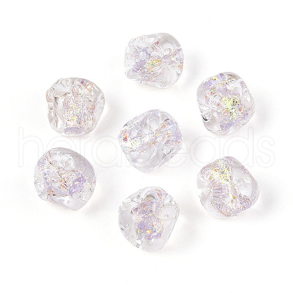Handmade Foil Lampwork Beads FOIL-T007-01A-1
