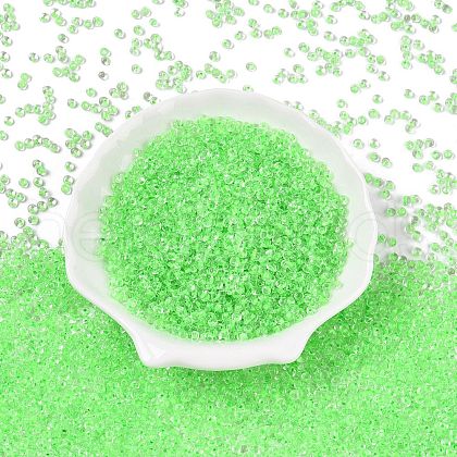 8/0 Inside Colours Transparent Glass Seed Beads X1-SEED-T007-06D-1
